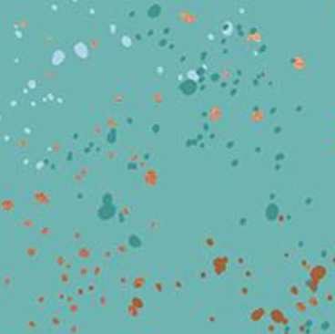 Speckled 108" Wideback Turquoise RS5055 72M Rashida Coleman Hale Ruby Star Moda