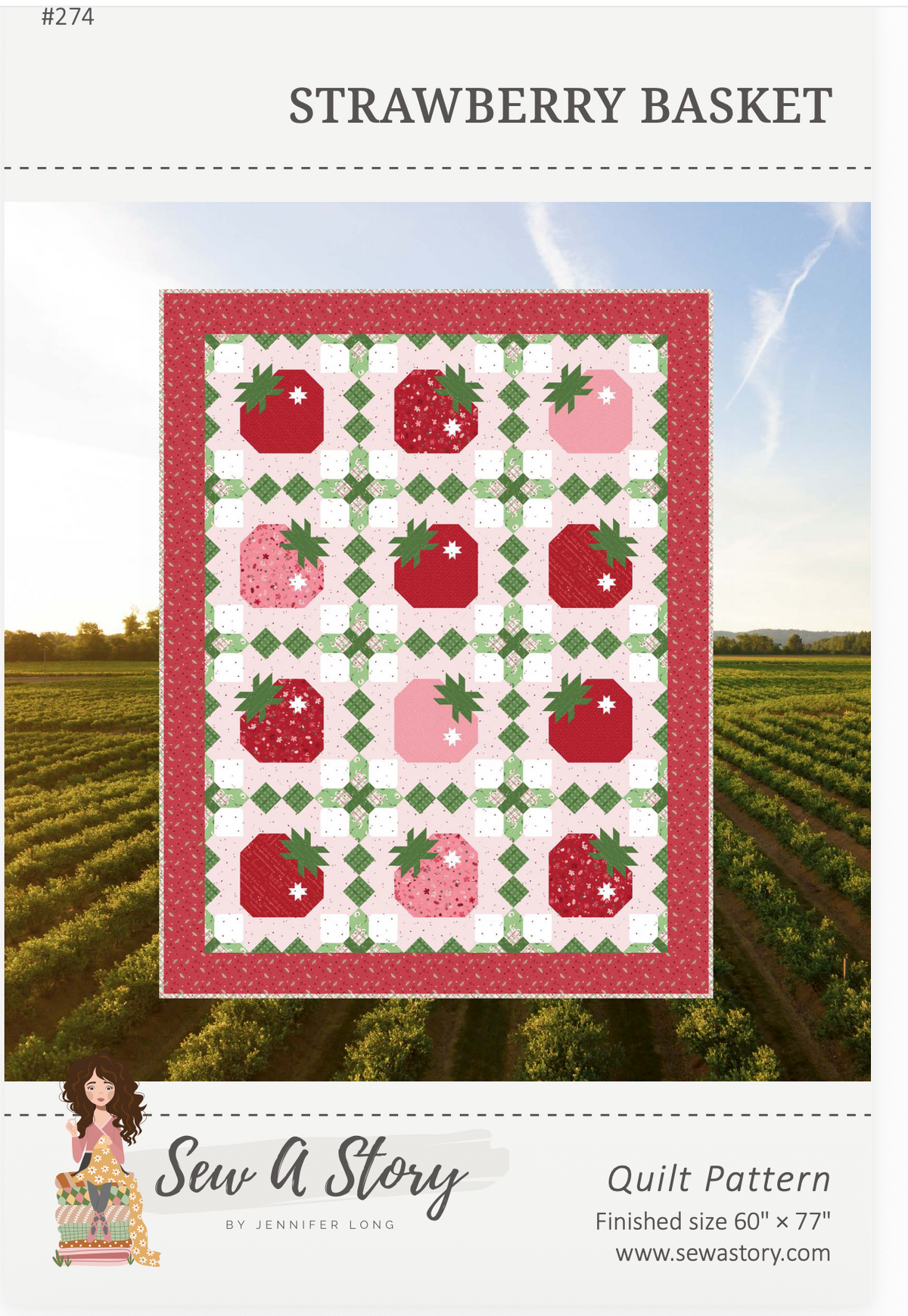Strawberry Basket PatternPattern from Sew A Story #274