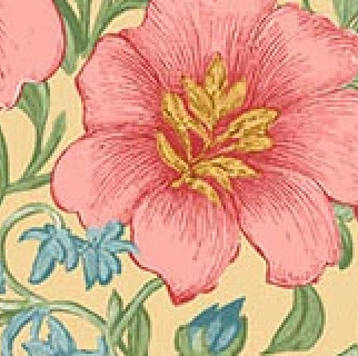 Sparrow Falls Luscious Garden Cinnamon Red A-10387-Y Michael Nardi Andover Half Yard