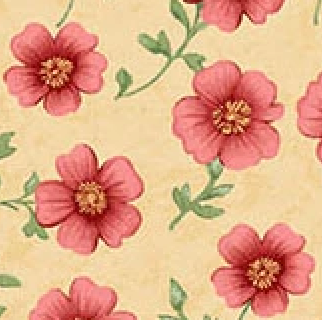 Sparrow Falls Blossom Flax A-10385-Y Michael Nardi Andover Half Yard