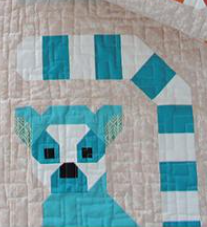 Lana Lemur Quilt Pattern EH 050 Elizabeth Hartman Moda Fabrics