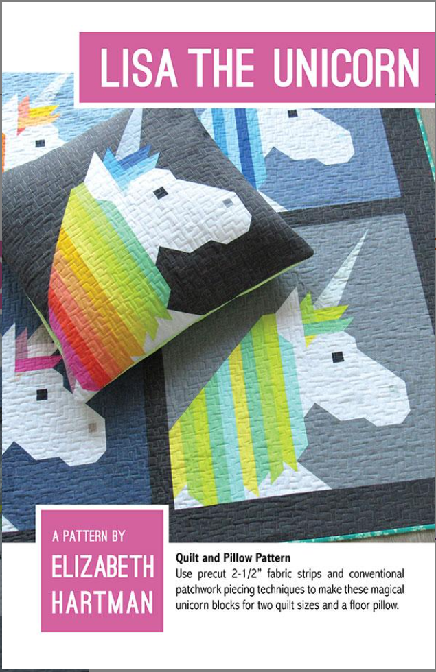 Lisa the Unicorn Quilt Pattern EH 038 Elizabeth Hartman Moda Fabrics