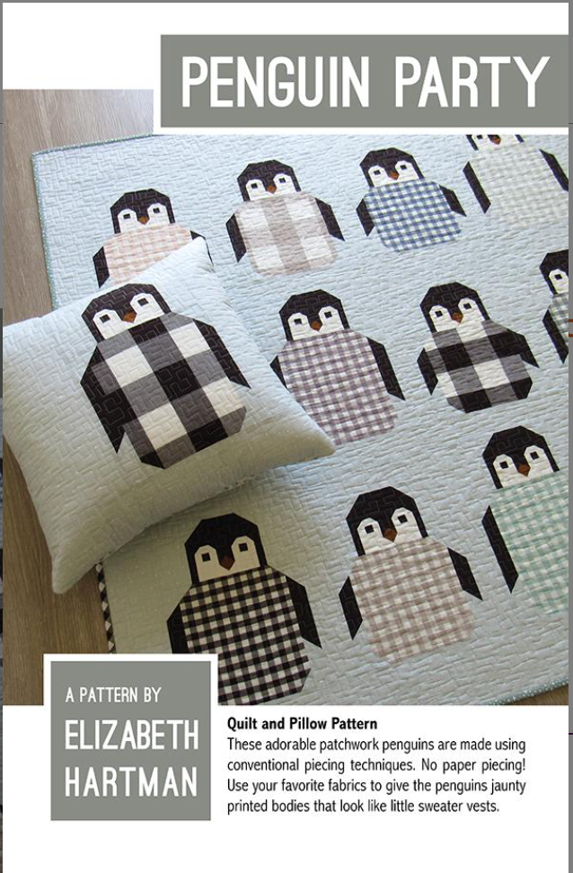 Penguin Party Quilt Pattern EH 041 Elizabeth Hartman Moda Fabrics
