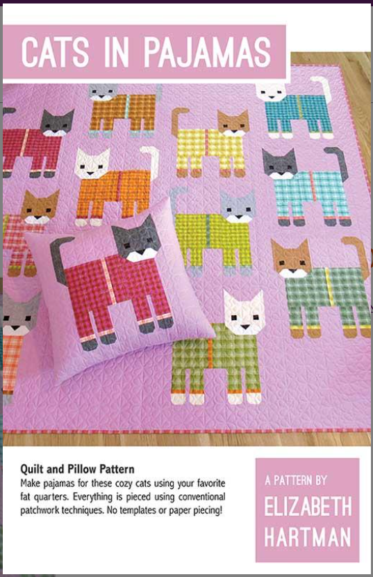 Cats in Pajamas Quilt Pattern EH 074 Elizabeth Hartman Moda Fabrics