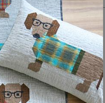 Dogs in Sweaters Quilt Pattern EH 034 Elizabeth Hartman Moda Fabrics