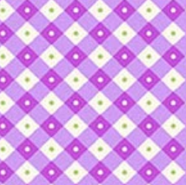 Beloved Blossoms Checker Dot Lilac A-10417-P Andover Half Yard