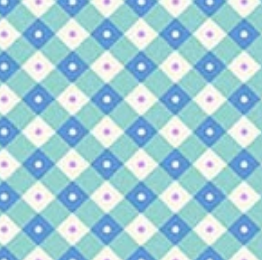 Beloved Blossoms Checker Dot Mint A-10417-T Andover Half Yard