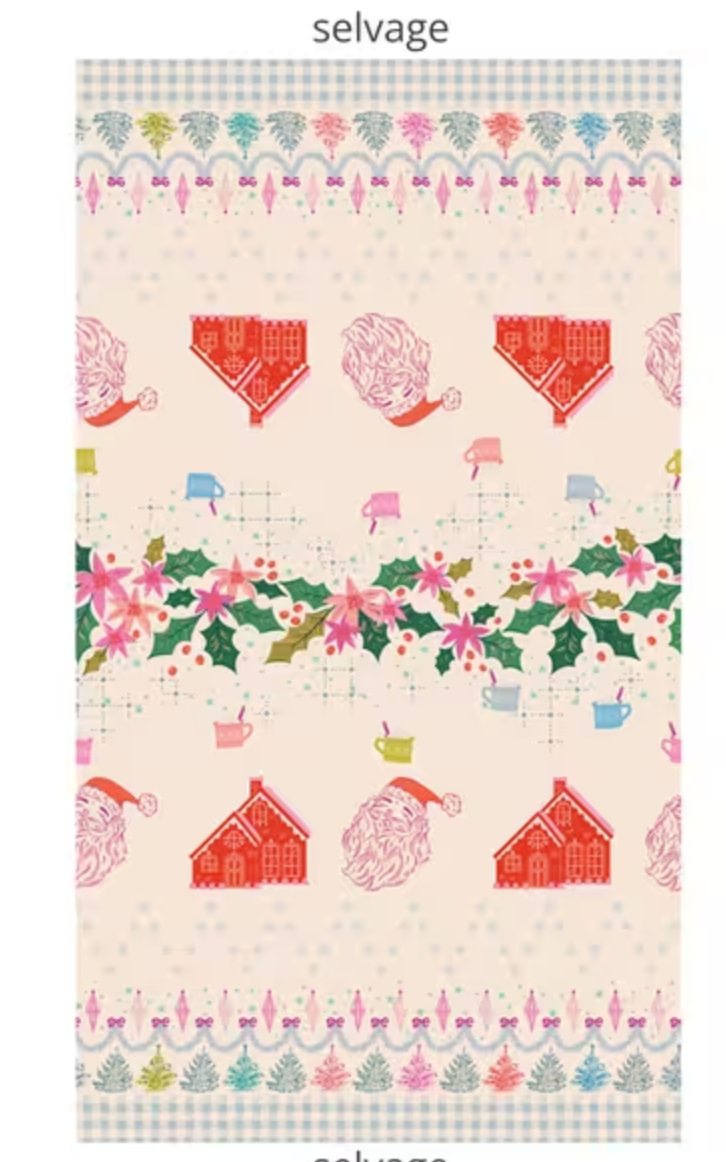 North Pole Parade yardage Art Gallery Fabric Running Yard by the half yard