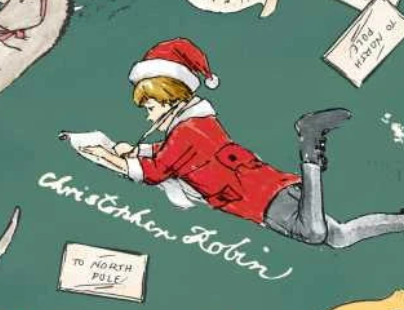 Christmas at Pooh Corner 9100-66 Forest W.A. Dodge Studio E Half Yard