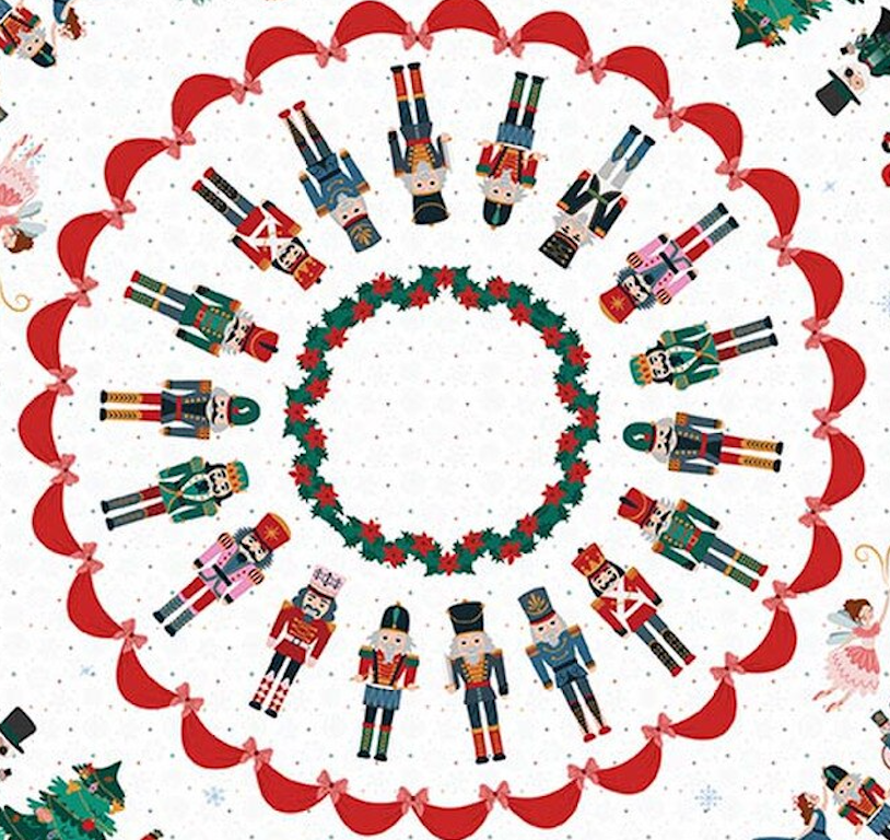 Nutcracker Tradition 54" Home Décor Tree Skirt Panel HD17679-PANEL Jennifer Long Riley Blake