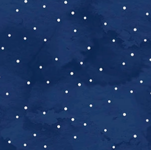 Frosty Friends Dots Navy MAS11485-N Robin Kingsley Maywood Half Yard