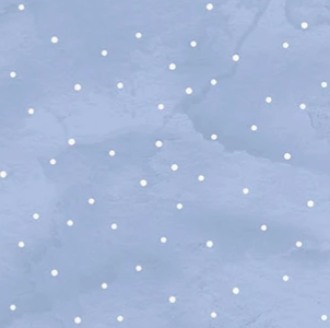 Frosty Friends Dots Blue MAS11485-B Robin Kingsley Maywood Half Yard