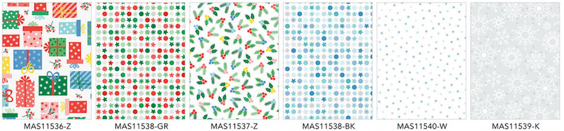 Christmas Break 2.5" Strips ST-MASCHBR Maywood Studio