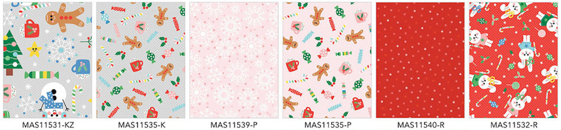 Christmas Break 2.5" Strips ST-MASCHBR Maywood Studio
