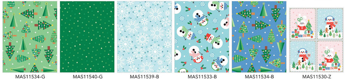 Christmas Break 2.5" Strips ST-MASCHBR Maywood Studio
