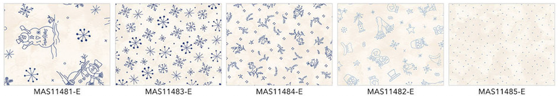Frosty Friends 2.5" Strips ST-MASFRFR Robin Kingsley Maywood
