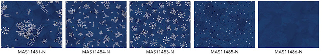 Frosty Friends 2.5" Strips ST-MASFRFR Robin Kingsley Maywood