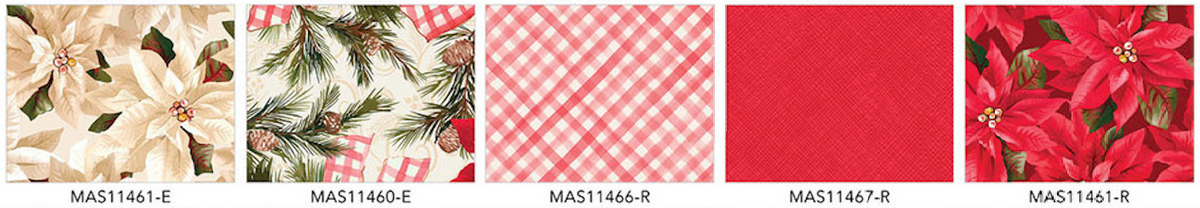 Gingham Garland 20 Fat Quarter FQ-MASGIGA Maywood Studio
