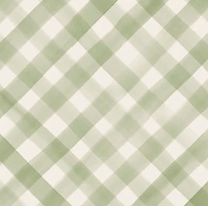 Gingham Garland Gingham Green MAS11466-G Maywood Studio Half Yard