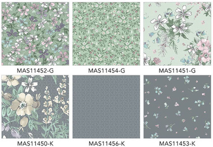 Morning Mist 23 Fat Quarter FQ-MASMIST Maywood Studio