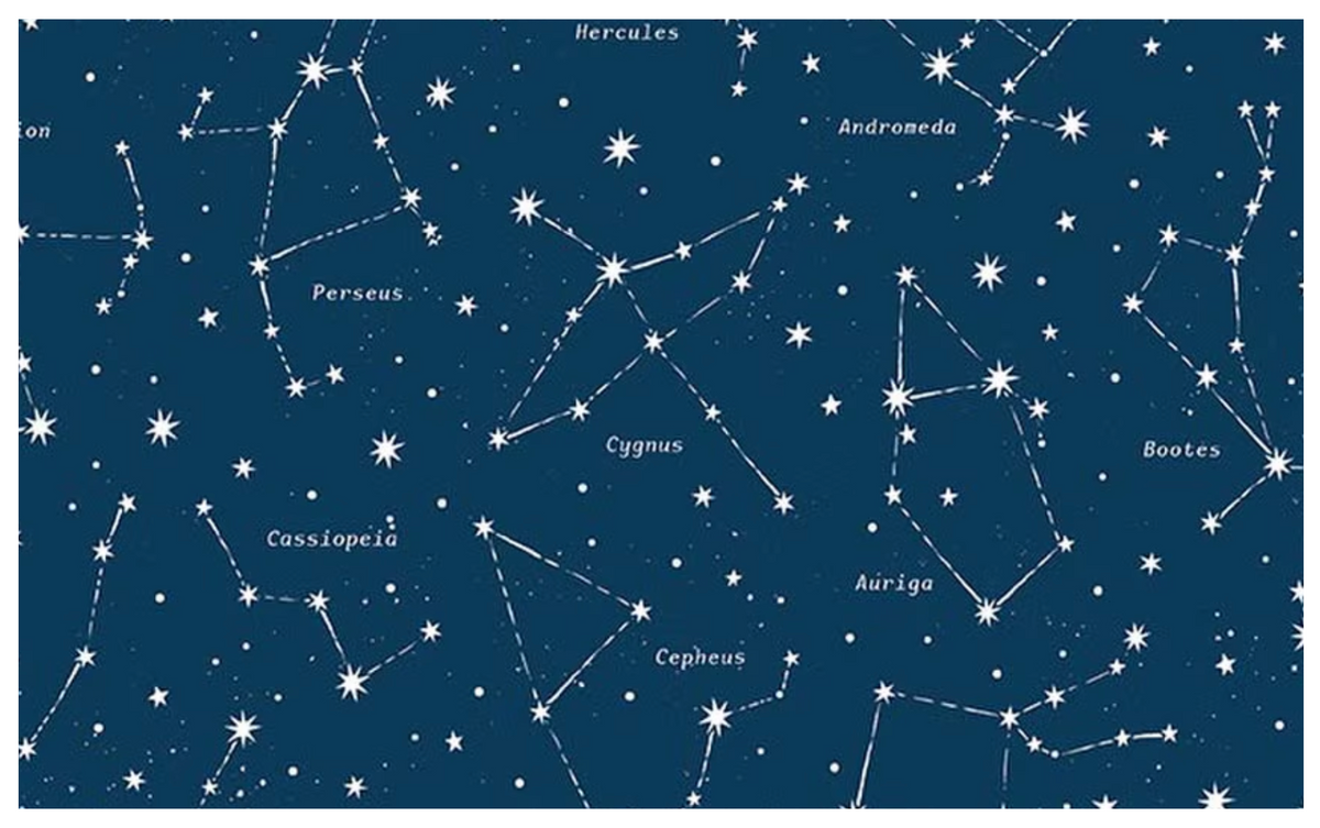 Reach for the Stars with NASA Constellations Navy C18334-NAVY Riley Blake Half Yard