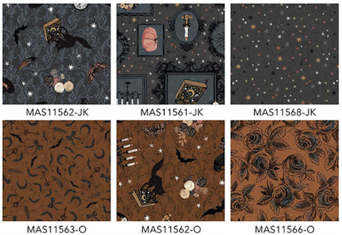 Dark Moon 21 Fat Quarter FQ-MASDAMO Maywood Studio