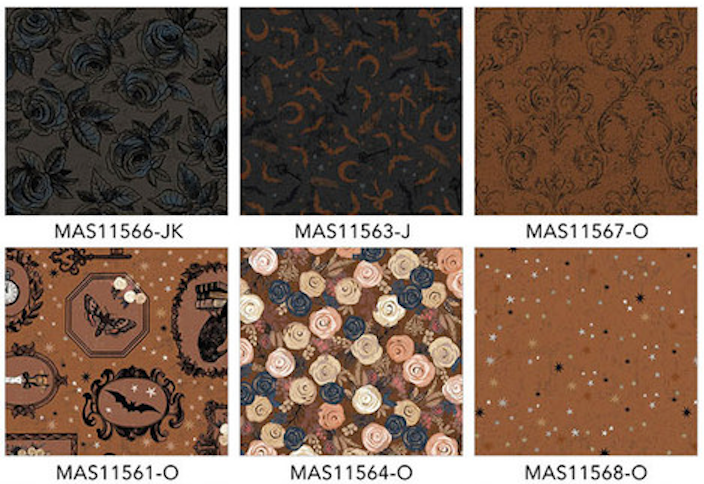 Dark Moon 21 Fat Quarter FQ-MASDAMO Maywood Studio