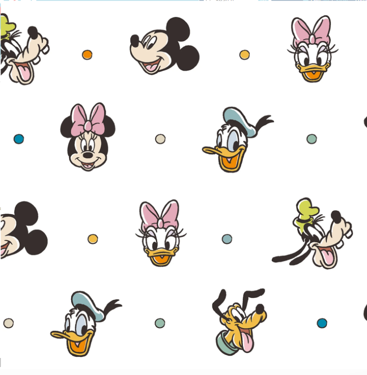 Mickey and Friends Ploka Dot Springs Creative 79817-A620710By the Half Yard