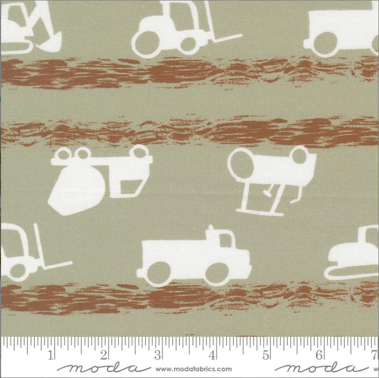 For My Boys Equipment Sage Oliver Sewn by Amy Schelle Moda Fabrics 25160 12 By the Half Yard