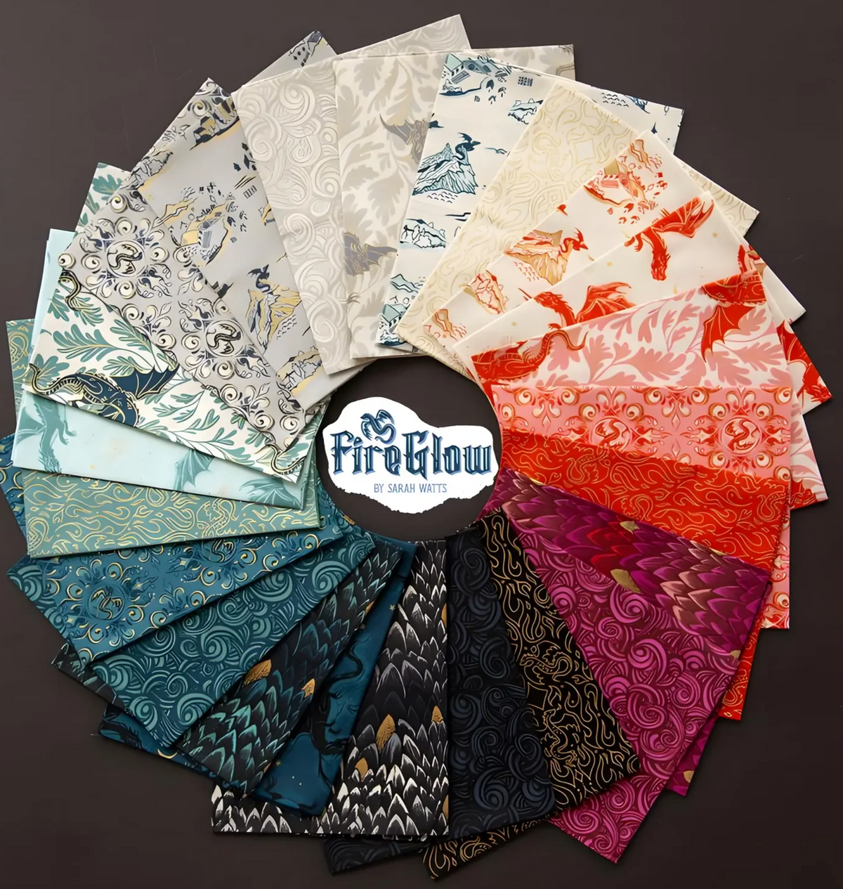 Fireglow RS2131PP 5" Charm Pack Sarah Watts Ruby Star- PREORDER