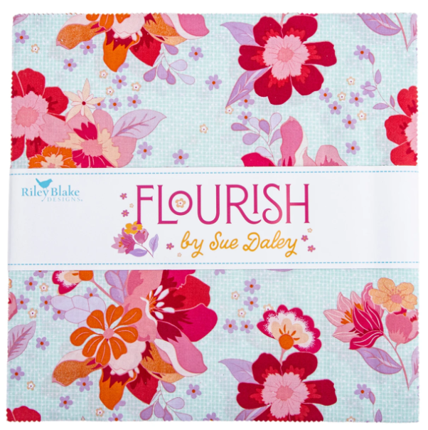 Flourish 10" Squares Sue Daley 10-17450-42 Riley Blake Designs