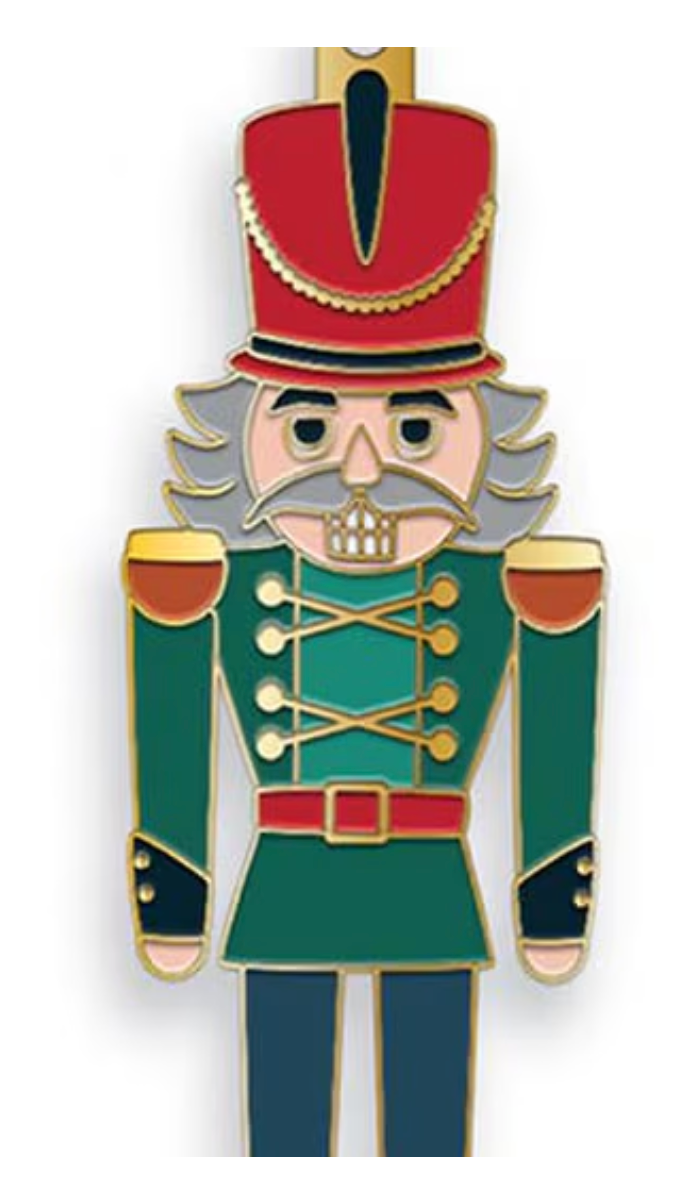 Nutcracker Enamel Charm ST-48376 Jennifer Long Riley Blake Designs