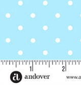 Little Ladies Tickle Dots Sky A-10507-B Tami Jones Andover Half Yard