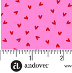 Little Ladies Love Bug Hugs Hot Pink A-10505-E Tami Jones Andover Half Yard