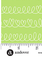 Little Ladies Hide and Seek Fern A-10504-G Tami Jones Andover Half Yard