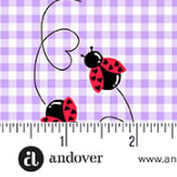 Little Ladies Twin Treasures Lilac A-10503-P Tami Jones Andover Half Yard