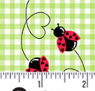 Little Ladies Twin Treasures Fern A-10503-G Tami Jones Andover Half Yard