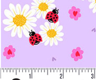 Little Ladies Petal Parade Lilac A-10502-P Tami Jones Andover Half Yard