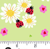 Little Ladies Petal Parade Fern A-10502-G Tami Jones Andover Half Yard