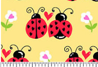Little Ladies Flutter Friends Sunshine A-10501-Y Tami Jones Andover Half Yard