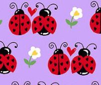 Little Ladies Flutter Friends Lilac A-10501-P Tami Jones Andover Half Yard