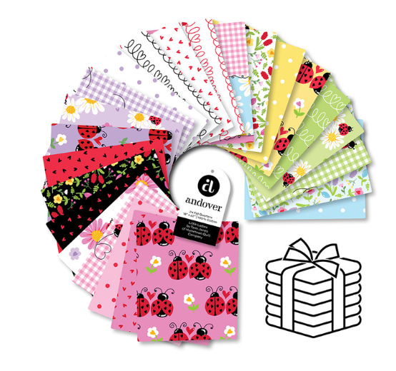 Little Ladies Fat Quarter Bundle FQ-LITT-24 Tami Jones Andover