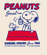 Peanuts® Apron Panel 43” Cream P1017-12 Northcott