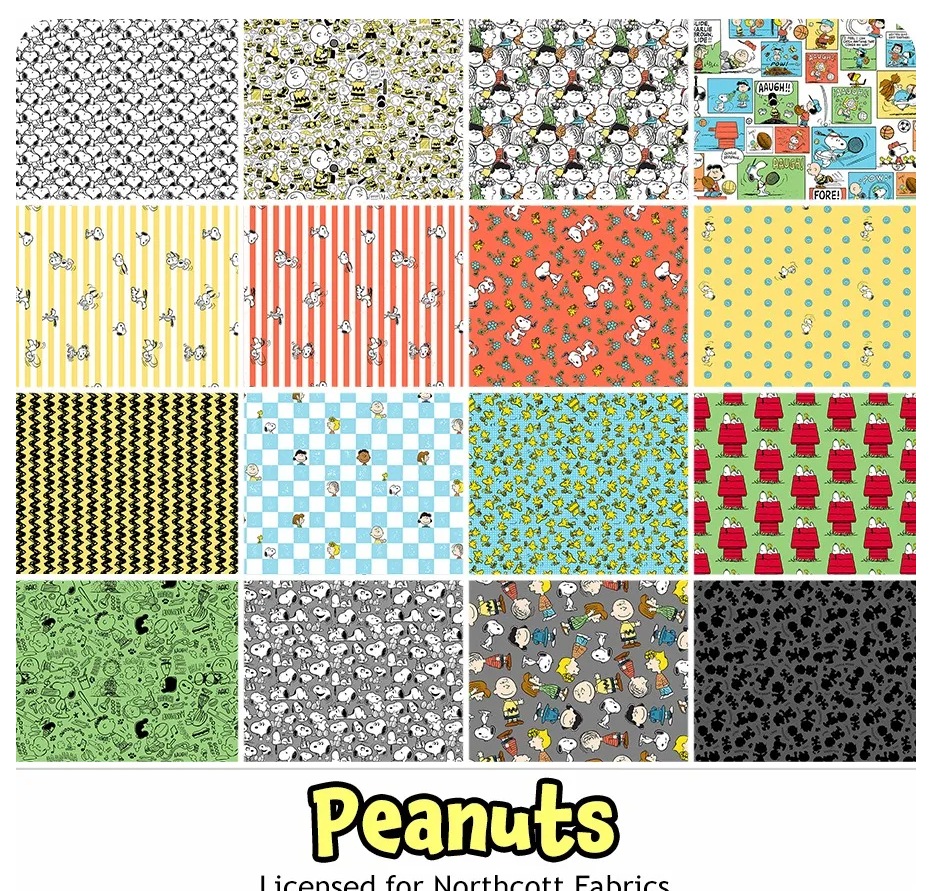 Peanuts® 10” Tiles Layer Cake TPEANUTS42-10 Northcott
