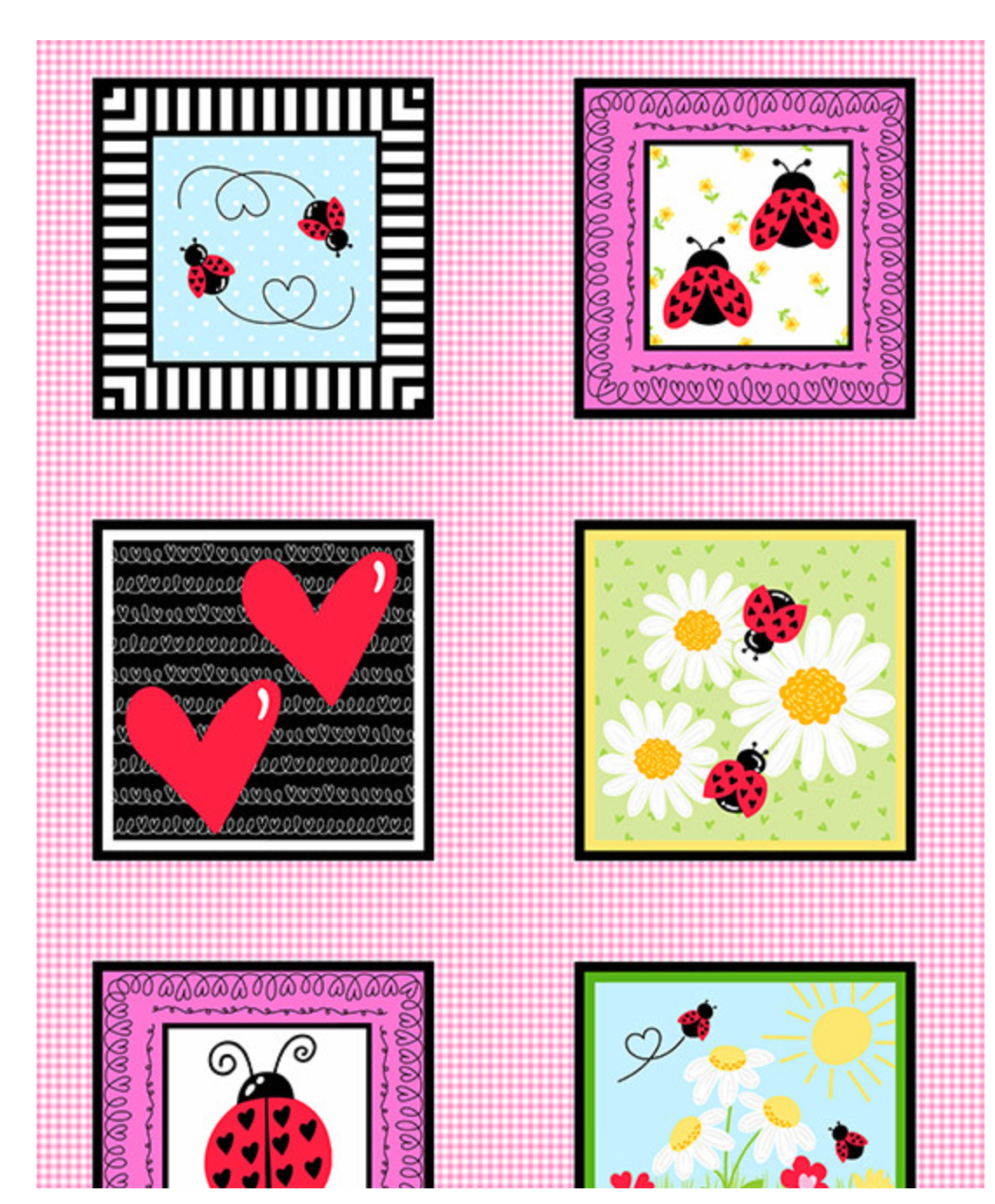 Little Ladies 24" Panel Pinky Promise Tami Jones Andover