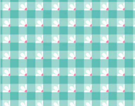 Smitten Chicken Check-A-Roo Aqua SN251117  Lori Woods Poppie Cotton Half Yard