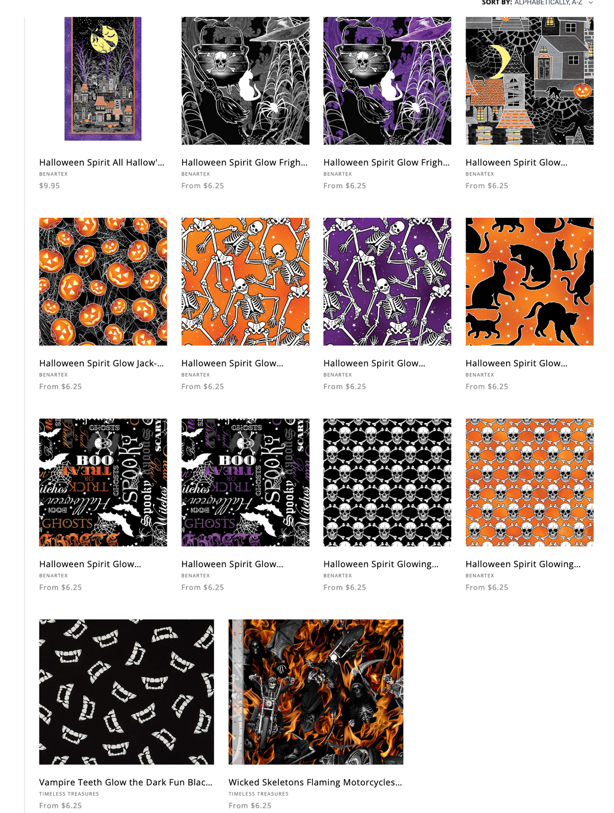 Halloween Spirit 2.5" Strips STHALPK Kanvas Studio Benartex