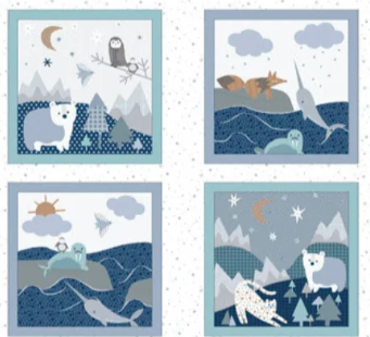 Polar Pals Artic Antics Blocks four winter animal scenes