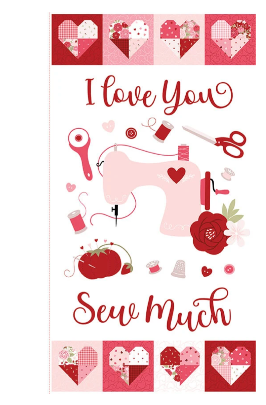 I Love You Sew Much 2/3 Yard Panel P16907 Riley Blake 31M