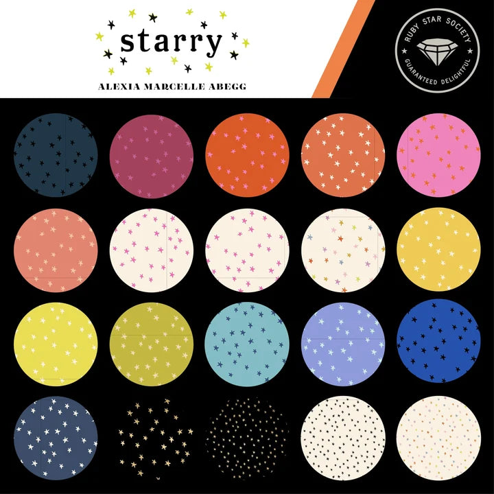 Starry 108" Wideback Natural RS4111 35 Alexia Abegg Ruby Star Moda